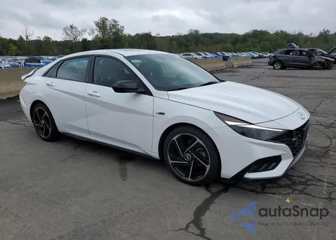 2023 Hyundai Elantra N Line z USA, uszkodzony, nr VIN KMHLR4AF2PU528649